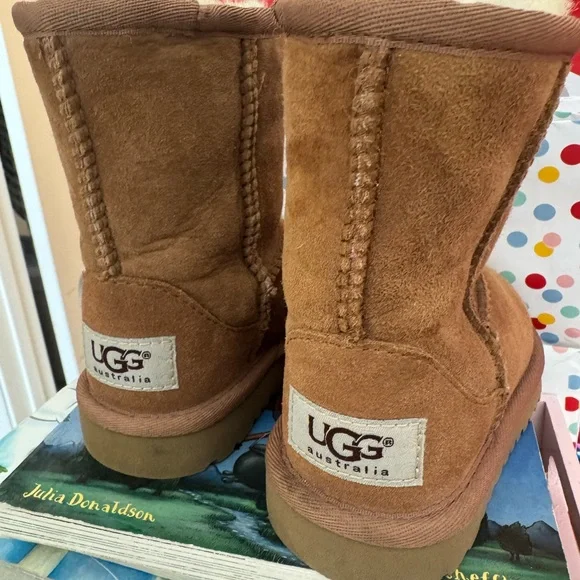 UGG Tan Kids Boots - Picture 2 of 5